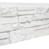 Quality Stone Stacked Stone Corner Right - Simply White